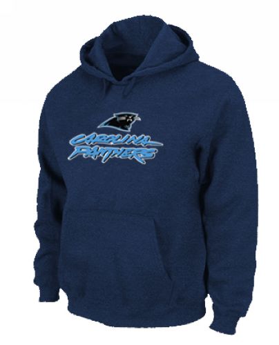 NFL Men's Nike Carolina Panthers Authentic Logo Pullover Hoodie - Blue